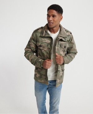 Superdry Rookie Field Férfi Kabát Camo | ARQDG3067